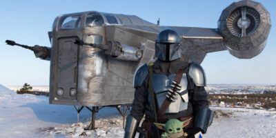 The Mandalorian pictured here is not a bug bounty hunter. We wish he was, though. That'd be really cool. (Photo by Evgeniy SOFRONEYEV / AFP)