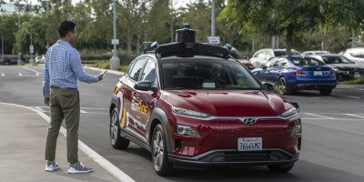 Hyundai, in collaboration with Pony.ai unveiled BotRide in California. Source: Hyundai