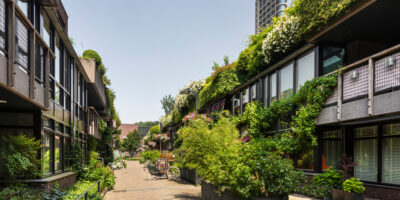 Biophilic living, vertical gardens in Eindhoven, The Netherlands. (IMG/ Lea Rae/Shutterstock)