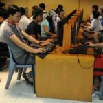 A common sight - Filipino youths at internet cafes. Digital Banks meanwhile target the digitized. AFP PHOTO / Jay DIRECTO (Photo by JAY DIRECTO / AFP)