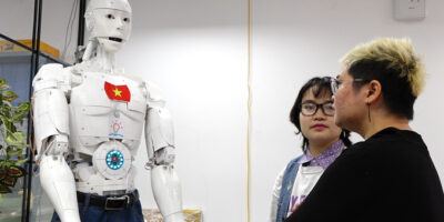 In digitally quick Vietnam, an AI robot fitted with five "senses" and Google search is being equipped to be a teaching assistant